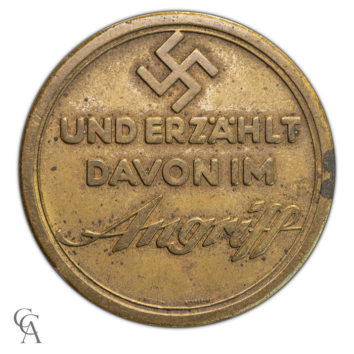 1934 Nazi Medal - "A Nazi Goes to Palestine"