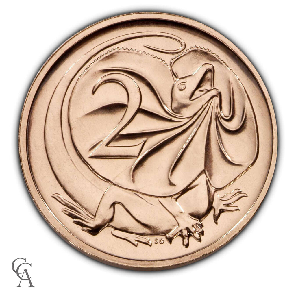 2 Cent Mintage Figures by Currency Australia CCA