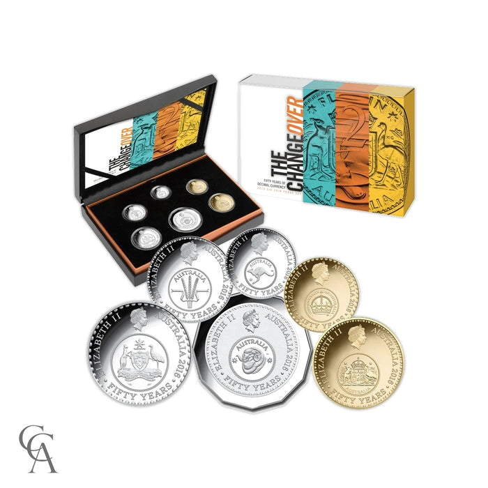 2016 Fifty Years of Decimal Currency Six Coin Proof Set