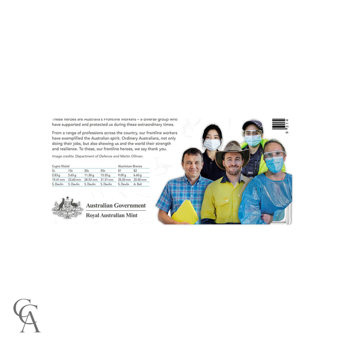 2022 Frontline Workers Six-Coin Uncirculated Year Set