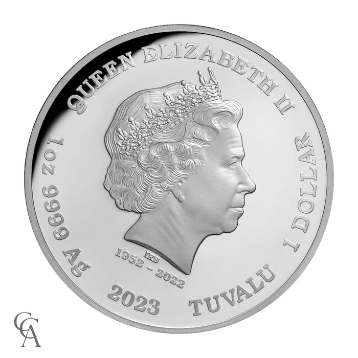 2023 Aurora Borealis $1 1oz Silver Proof Coloured Coin