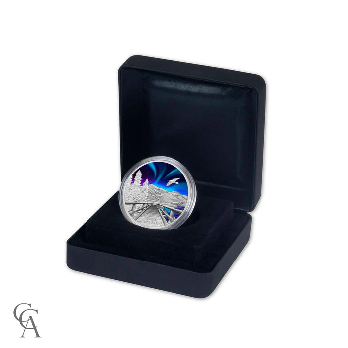 2023 Aurora Borealis $1 1oz Silver Proof Coloured Coin