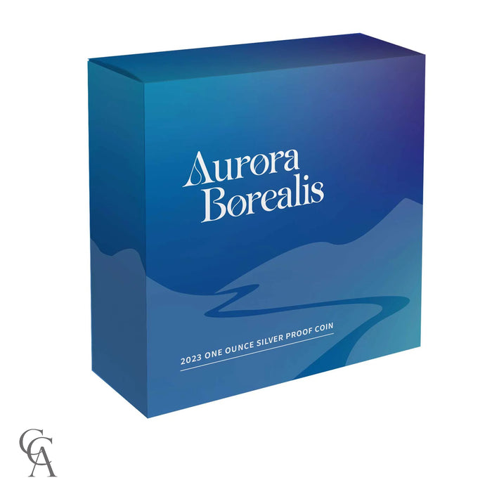 2023 Aurora Borealis $1 1oz Silver Proof Coloured Coin