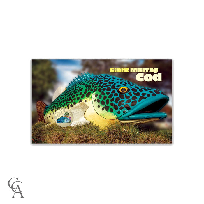 2023 $1 Giant Murray Cod Coloured Coin Limited Edition Postal Numismatic Cover PNC