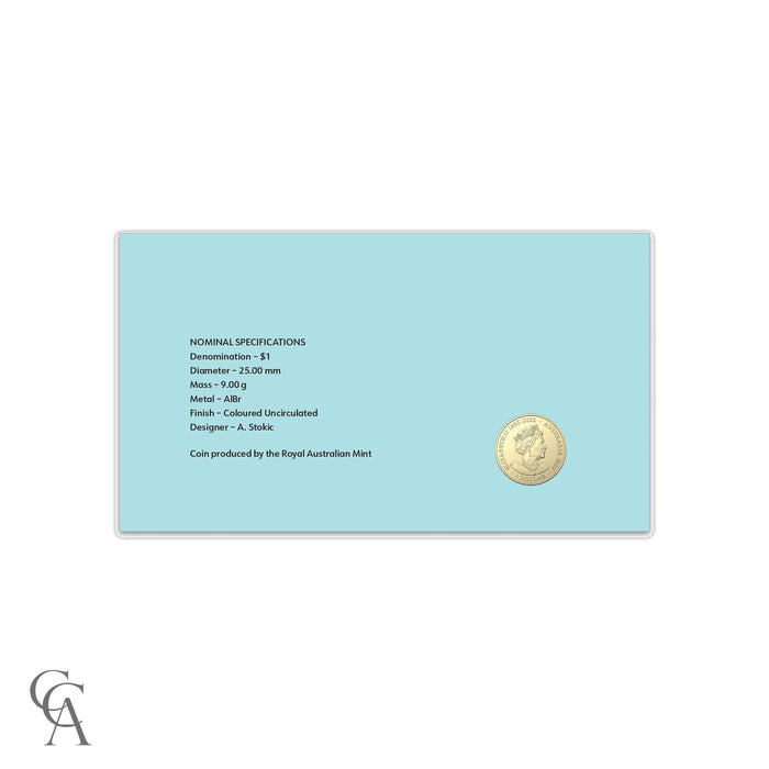 2023 $1 Giant Murray Cod Coloured Coin Limited Edition Postal Numismatic Cover PNC