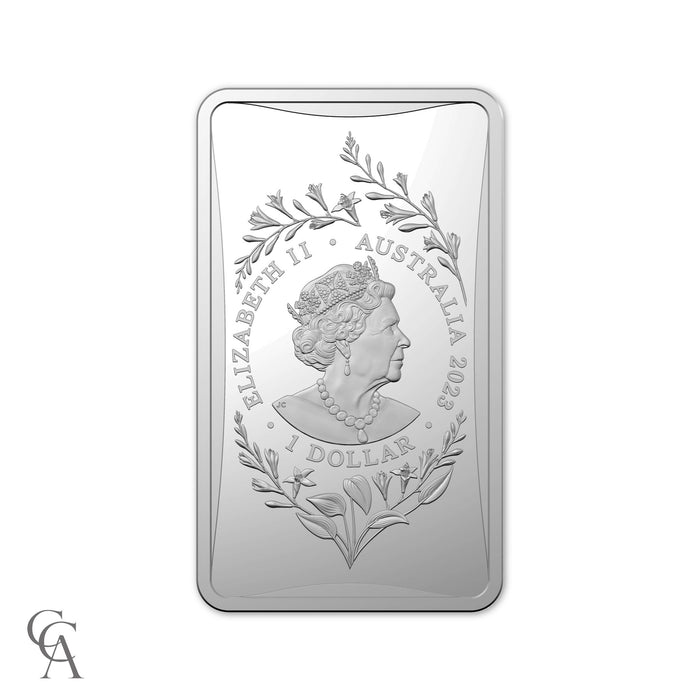 2023 Year of the Rabbit $1 1/2oz Fine Silver Frosted Uncirculated Ingot