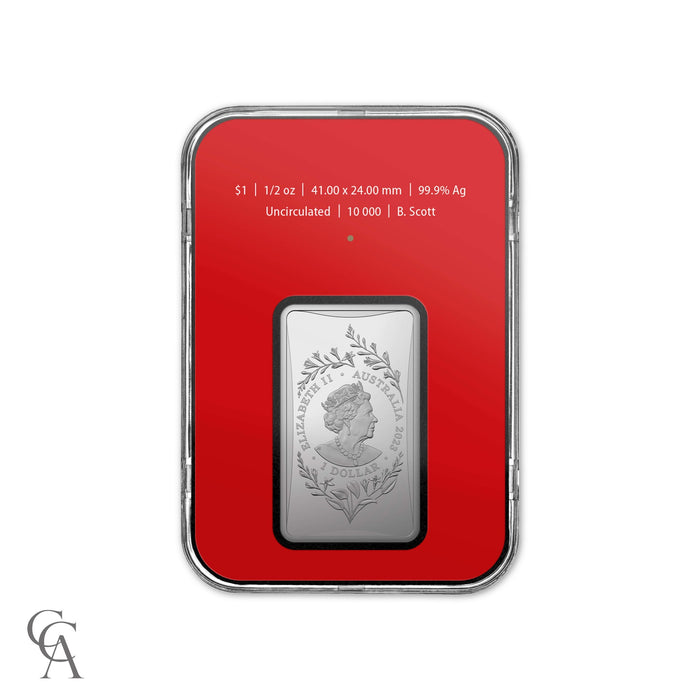 2023 Year of the Rabbit $1 1/2oz Fine Silver Frosted Uncirculated Ingot