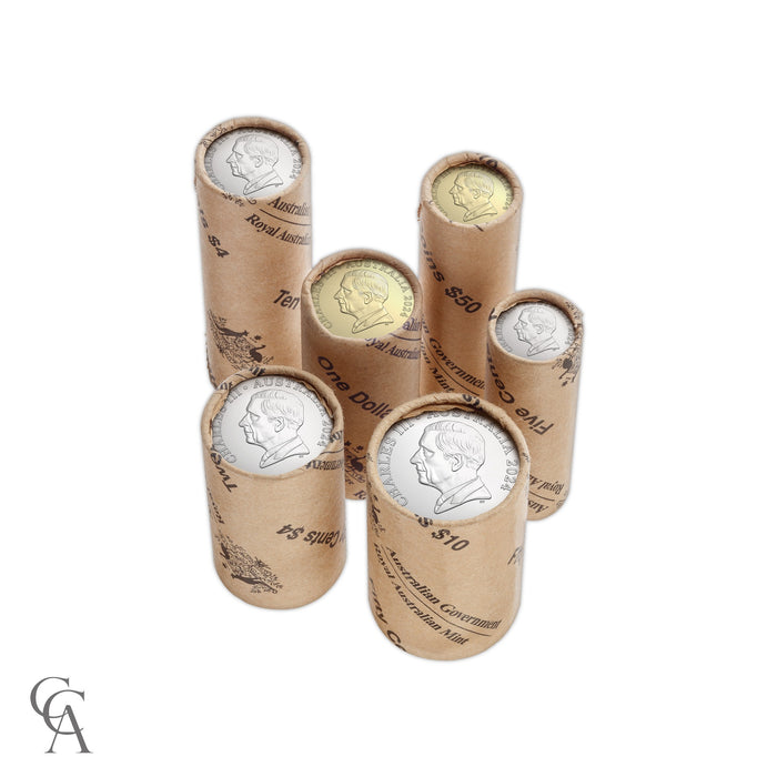 2024 King Charles III Premium Rolled Coin Set