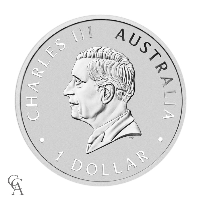 2024 Australian Wedge-Tailed Eagle 10th Anniversary $1 1oz Silver Coloured Coin