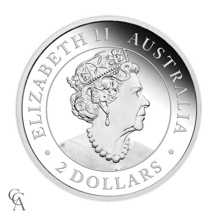 2020 Australian Wedge-Tailed Eagle $2 2oz Silver Proof Piedfort Coin