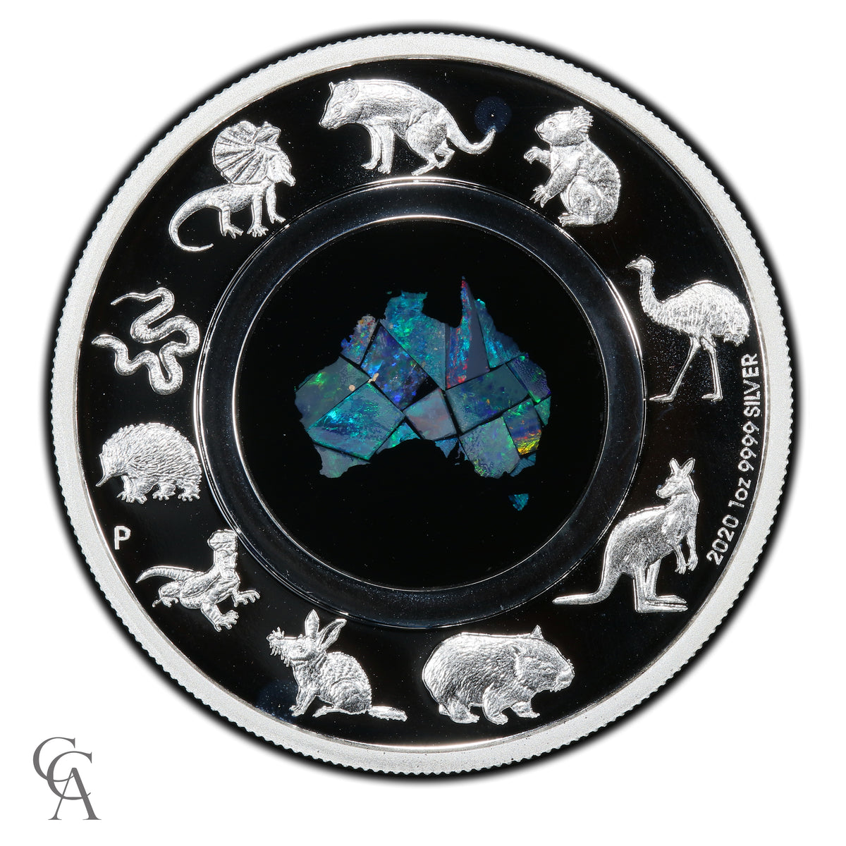 2020 Great Southern Land $1 1oz Silver Opal Coin